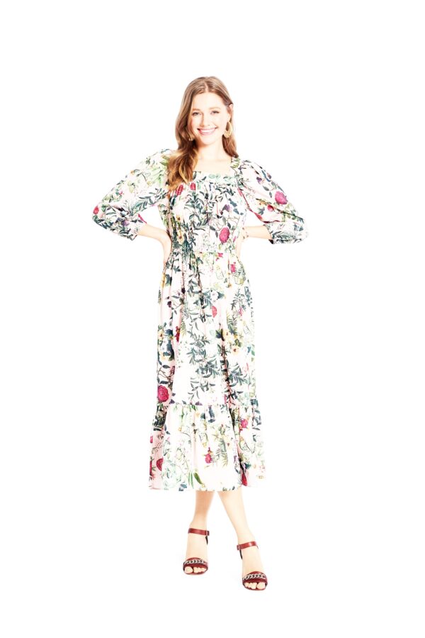 Burda Style Schnittmuster Nr. 5741 - Kleid & Bluse - Raglanärmeln - Saumrüsche – Bild 2