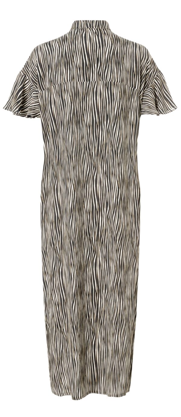 Burda Style Schnittmuster Nr. 5742 - Kleid - Hemdkragen - verdeckte Knopfleiste – Bild 4