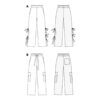 Burda Style Schnittmuster Nr. 5743 - Hose - Track-Pants - Cargohose – Bild 8