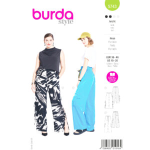 Burda Style Schnittmuster Nr. 5743 - Hose - Track-Pants - Cargohose