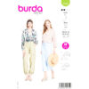 Burda Style Schnittmuster Nr. 5745 - Oberteil - Bluse - V-Ausschnitt