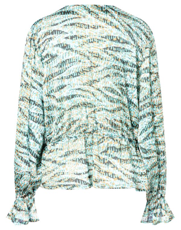 Burda Style Schnittmuster Nr. 5746 - Bluse - V-Ausschnitt - Bindebänder – Bild 4