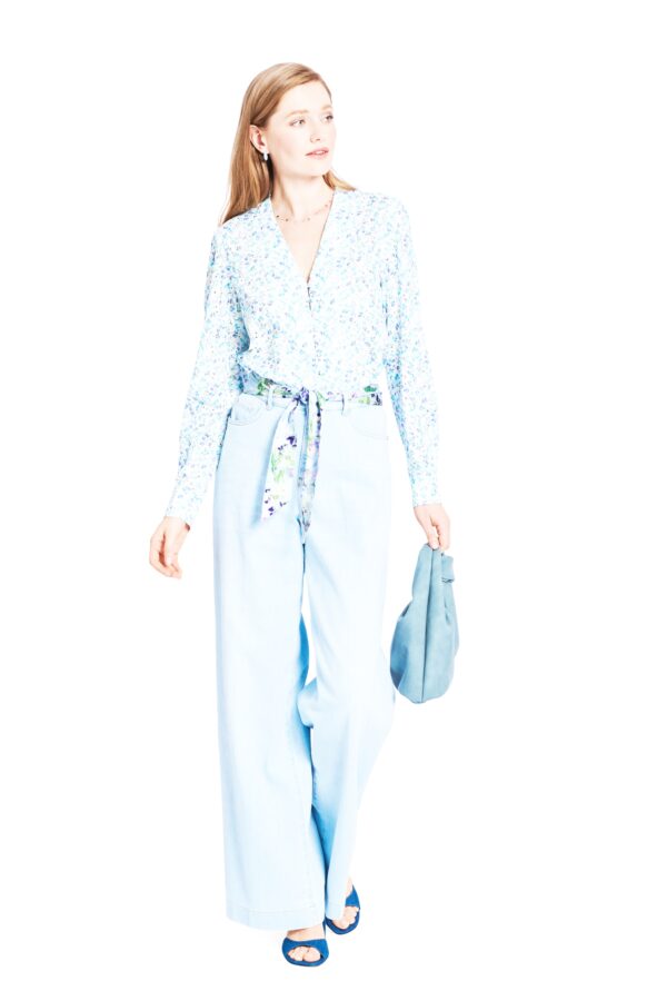 Burda Style Schnittmuster Nr. 5746 - Bluse - V-Ausschnitt - Bindebänder – Bild 5