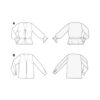 Burda Style Schnittmuster Nr. 5746 - Bluse - V-Ausschnitt - Bindebänder – Bild 8