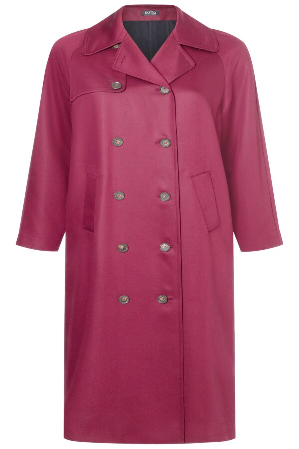 Burda Style Schnittmuster Nr. 5747 - Mantel & Jacke - Trenchcoat - Trenchjacke – Bild 3
