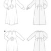 Burda Style Schnittmuster Nr. 5748 - Kleid - feminin - V-Ausschnitt - curvy Mode – Bild 8