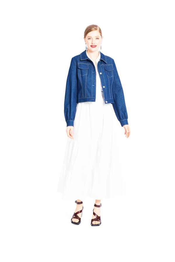 Burda Style Schnittmuster Nr. 5749 - Jacke - kurz - klassische Jeansjacke – Bild 2