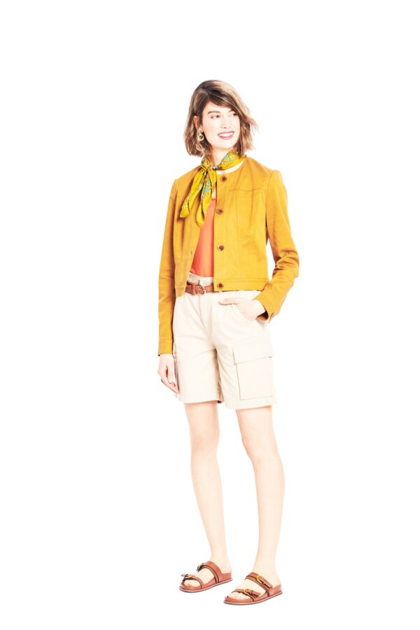 Burda Style Schnittmuster Nr. 5749 - Jacke - kurz - klassische Jeansjacke – Bild 5