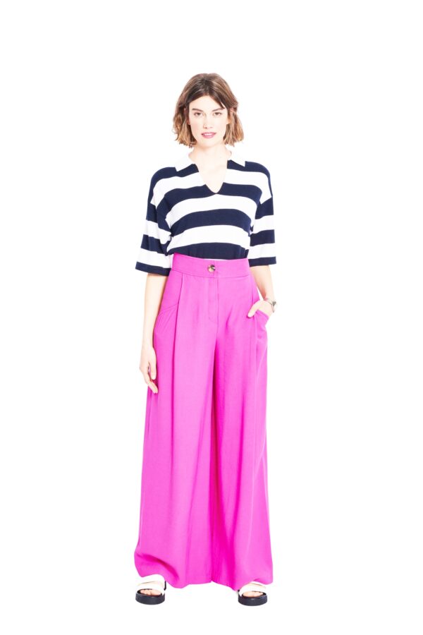 Burda Style Schnittmuster Nr. 5751 - Hose - weites Bein - Bundfalten – Bild 2