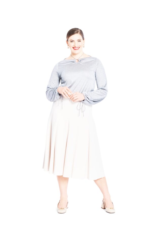 Burda Style Schnittmuster Nr. 5752 - Shirt - Tropfenausschnitt - hinten gebunden – Bild 5