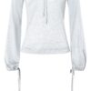 Burda Style Schnittmuster Nr. 5752 - Shirt - Tropfenausschnitt - hinten gebunden – Bild 6