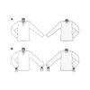 Burda Style Schnittmuster Nr. 5752 - Shirt - Tropfenausschnitt - hinten gebunden – Bild 8