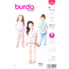 Burda Kids Schnittmuster Nr. 9205 - Shirt - Kurzarm oder Longsleeve