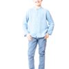 Burda Kids Schnittmuster Nr. 9209 - Hemd - Stehkragen oder Klappkragen – Bild 2