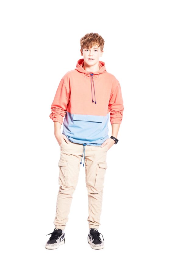 Burda Kids Schnittmuster Nr. 9213 - Sweater - Hoodie - Kurzarm oder Longsleeve – Bild 2
