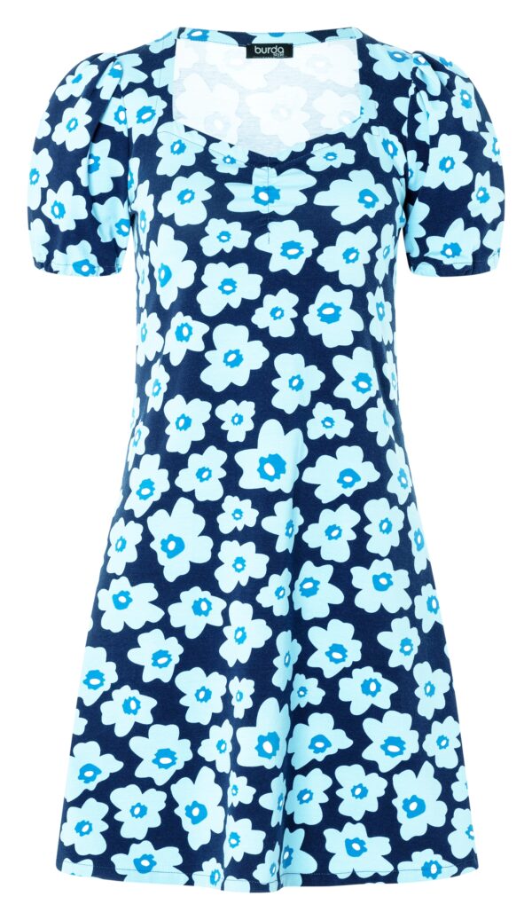 Burda Kids Schnittmuster Nr. 9214 - Kleid & Top - Puffärmel - Herzausschnitt – Bild 3