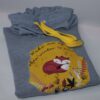 Sweatshirt - Gr. 122 - Hellblau - Applikation - Fuchs, gelb – Bild 3