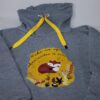 Sweatshirt - Gr. 122 - Hellblau - Applikation - Fuchs, gelb – Bild 2