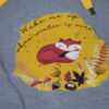 Sweatshirt - Gr. 122 - Hellblau - Applikation - Fuchs, gelb – Bild 5