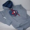Sweatshirt - Hoodie - Gr. 122 - Hellblau - Applikation - Fuchs, blau