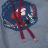 Sweatshirt - Hoodie - Gr. 122 - Hellblau - Applikation - Fuchs, blau – Bild 5