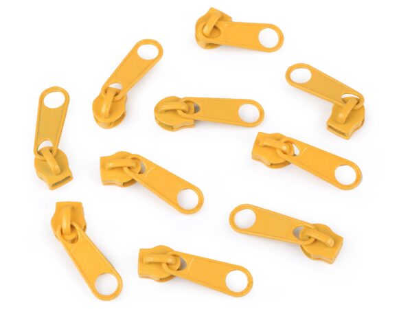10 x Zipper - für Endlosreißverschluss - 5mm - verschiedenen Farben