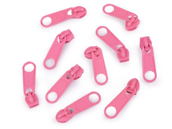 10 x Zipper - für Endlosreißverschluss - 5mm - verschiedenen Farben – Bild 8