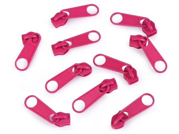 10 x Zipper - für Endlosreißverschluss - 5mm - verschiedenen Farben – Bild 7