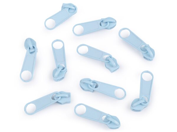 10 x Zipper - für Endlosreißverschluss - 5mm - verschiedenen Farben – Bild 5