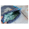 1 einzigartiger Kinderrucksack - Turnbeutel - Wanderbeutel - Leinen - Blau - Bär mit Regenschirm – Bild 8