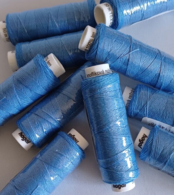 1 Rolle - 50m Leinengarn - Garn - verschiedene Farben – Bild 25