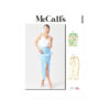 „McCalls Schnittmuster M8559 – schmaler Rock mit vorderem Gehschlitz, elegante Rockform für Damen, Nähanleitung und Schnittbogen“