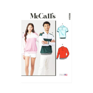 Genähter Unisex-Pullover mit Hemdkragen – McCall’s Schnittmuster M8564