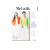 Unisex-Schnittmuster M8566 von McCall’s – sportliches Hemd oder Jacke zum Selbernähen. Ideal für DIY-Mode, Anfänger & Fortgeschrittene!