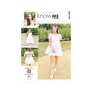 „Ausgefallenes, ausgestelltes Minikleid – Nähbeispiel mit knowME Schnittmuster ME2108“