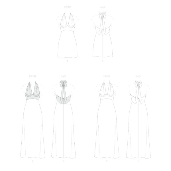 McCall’s Schnittmuster M8555 – körperbetontes Sommerkleid – Bild 7
