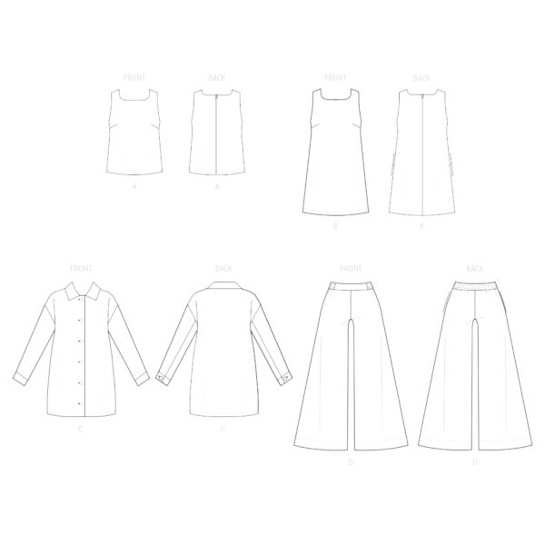 McCall’s Schnittmuster M8562 – Kombination für Damen – Bild 9