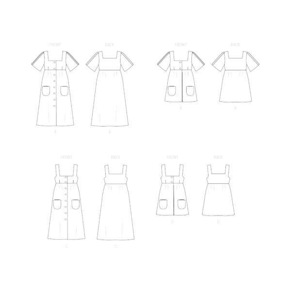 McCall’s Schnittmuster M8569 – Vintage Kleid, Bluse im 70er-Jahre-Stil – Bild 3