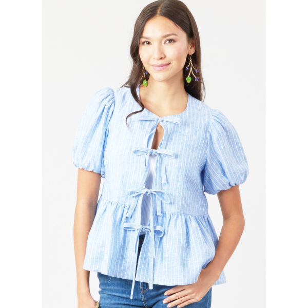McCall’s Schnittmuster M8557 – legere Bluse mit Bindebändern – Bild 2