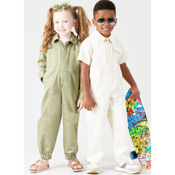 McCalls Schnittmuster M8567 - sportlich, lässiger Overall für Kleinkinder – Bild 2