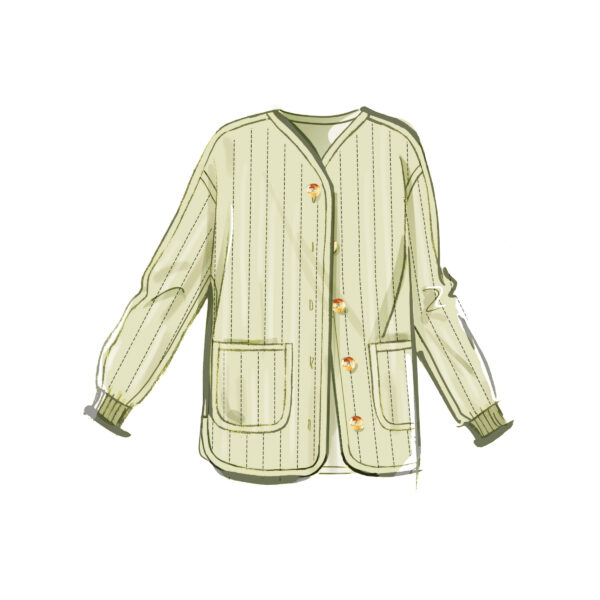 McCall’s Schnittmuster M8560 – längere Steppjacke für Damen – Bild 5
