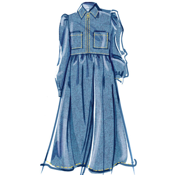 McCall’s Schnittmuster M8553 – Kleid mit Puffärmel – Bild 4