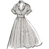 McCall’s Schnittmuster M8556 – Sommerkleid mit Reverskragen – Bild 4