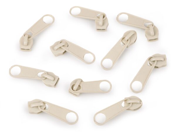 10 x Zipper - für Endlosreißverschluss - 5mm - verschiedenen Farben – Bild 10