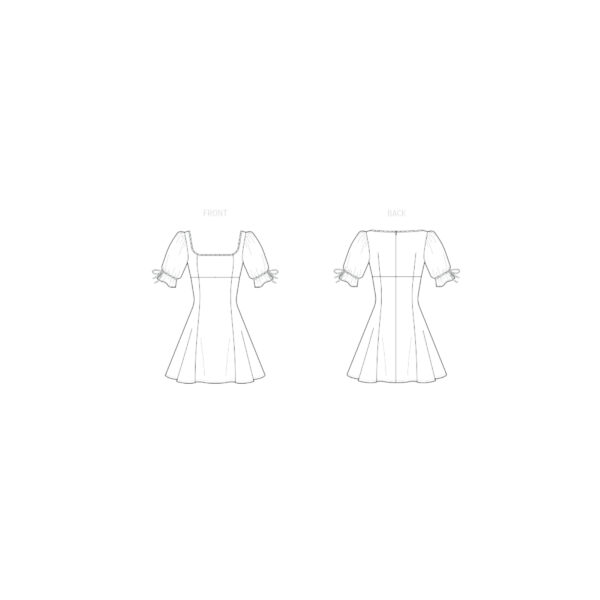McCall’s Schnittmuster M8550 – Minikleid mit Puffärmel – Bild 6