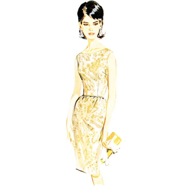 Butterick Schnittmuster - B7035 - Retro Kleid im Stil der 60er Jahre – Bild 2