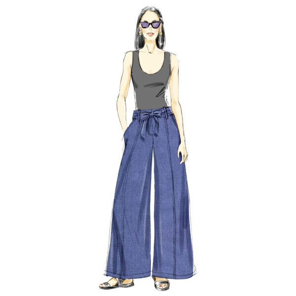 Butterick Schnittmuster - B7024 - leichte Damenhose für den Sommer – Bild 3