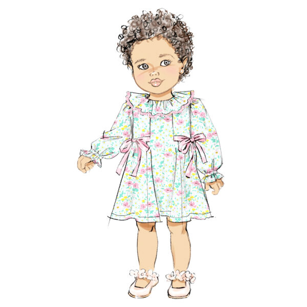 Butterick Schnittmuster - B7032 - Kleidchen für Kleinkind – Bild 3