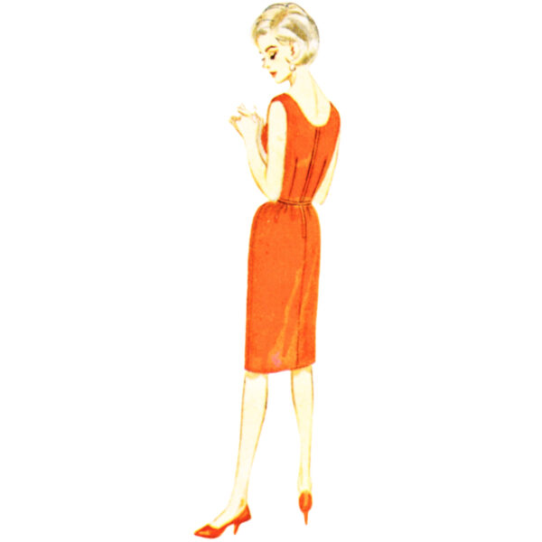 Butterick Schnittmuster - B7035 - Retro Kleid im Stil der 60er Jahre – Bild 3