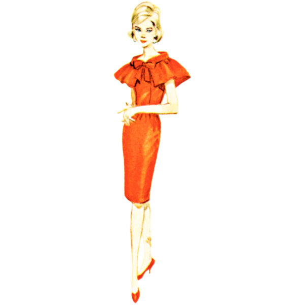 Butterick Schnittmuster - B7035 - Retro Kleid im Stil der 60er Jahre – Bild 4